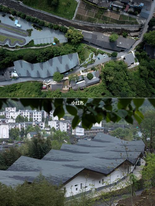 用峰峦盖起一座共享工厂时地建筑